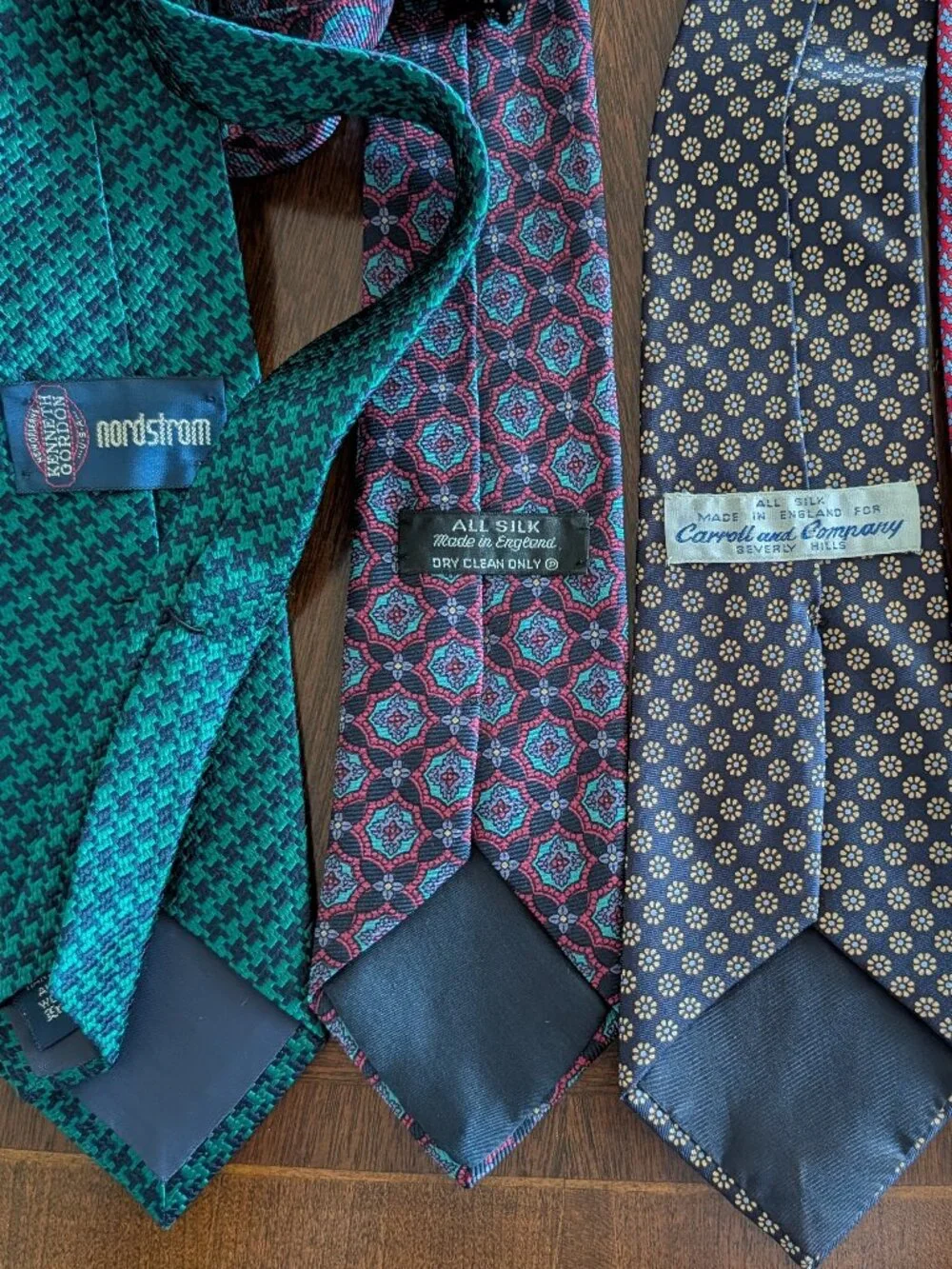 Handmade England Ties Gieves Hawkes Charles Hill Hilditch Key Seaward Stearn